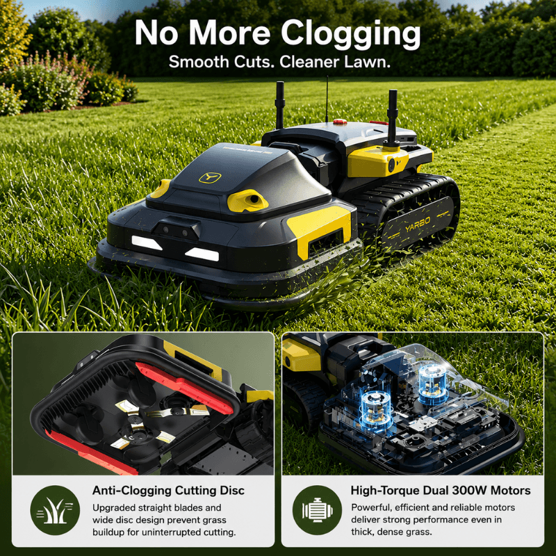 YARBO 6 Acre AI Vision RTK Robot Lawn Mower Pro Modular System