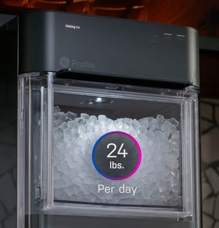 GE Profile – Opal 2.0 24-lb. Portable Ice maker with Nugget Ice Production and Built-in WiFi – Stainless Steel